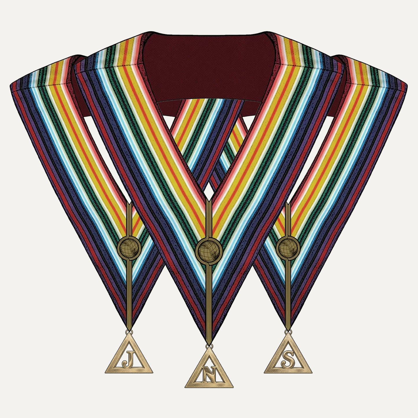 12° Officer Collar and Jewel Set