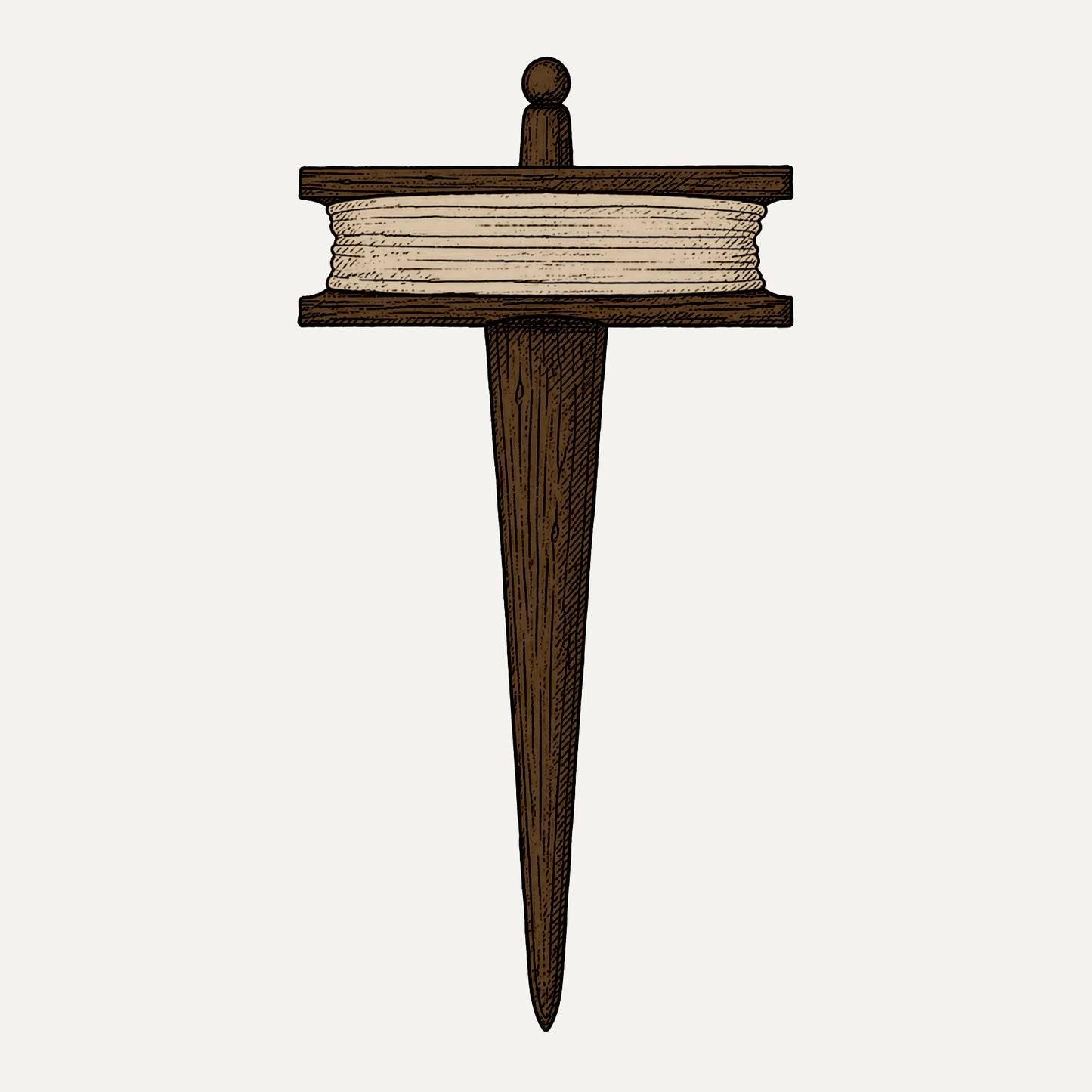 Wooden Skirret Masonic Working Tool