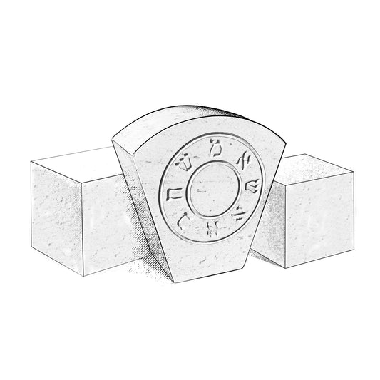 Keystone / Oblong / Cube Marble Stone Set