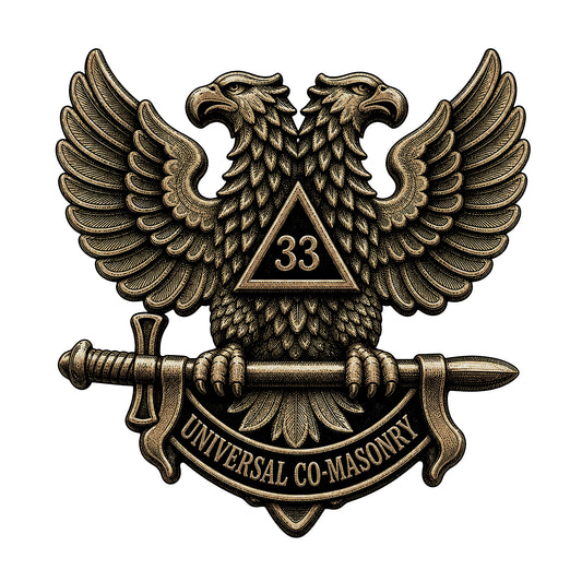 1.5" UCM Double Headed Eagle Lapel Pin