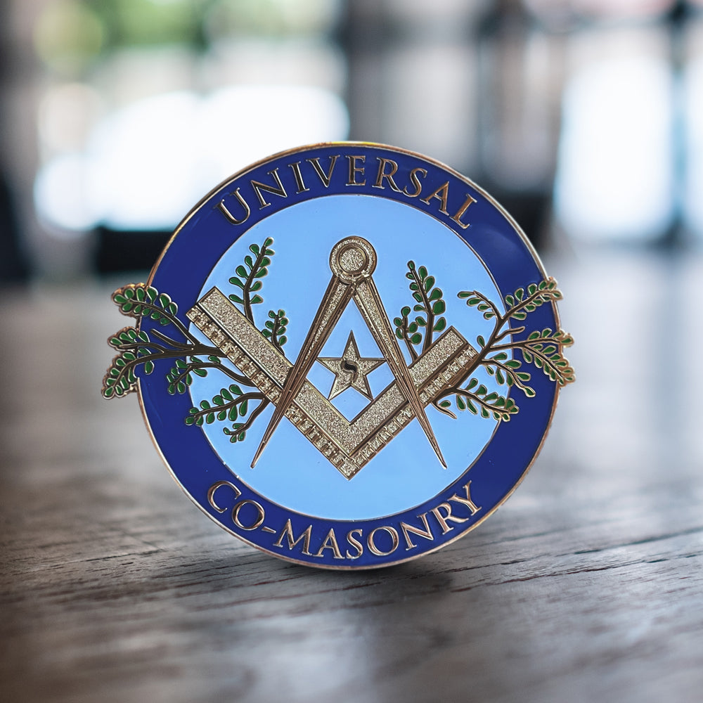 Co-Masonic Auto Emblem - [Multi-color]