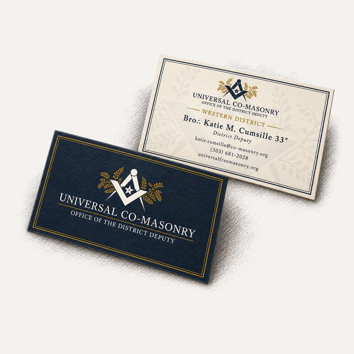 UCM District Deputy Business Cards