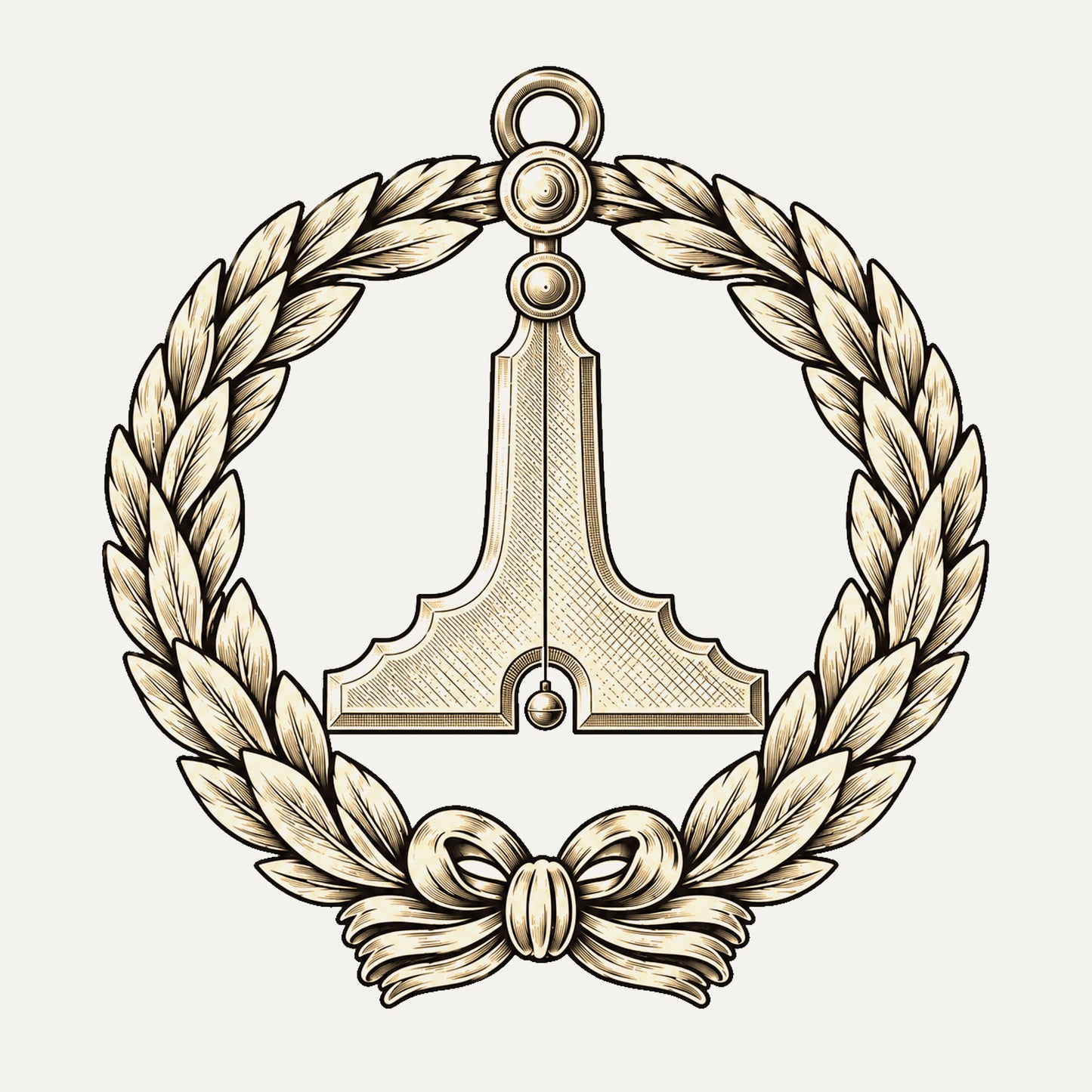 Grand Lodge Worshipful Senior Warden Officer Jewel