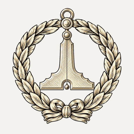 Grand Lodge Worshipful Senior Warden Officer Jewel