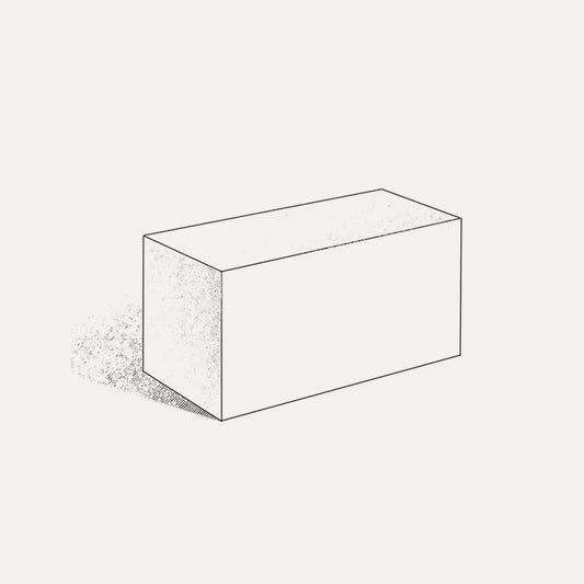 12" x 6" x 4" Marble Stone Perfect Ashlar