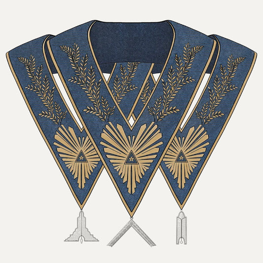 Symbolic Lodge Officer Collar and Jewel Set
