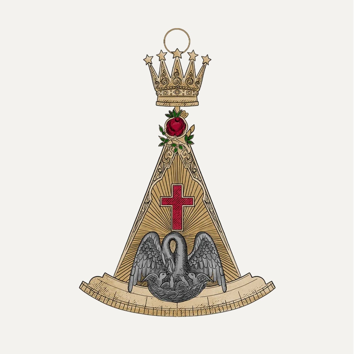 Rose Croix Jewel