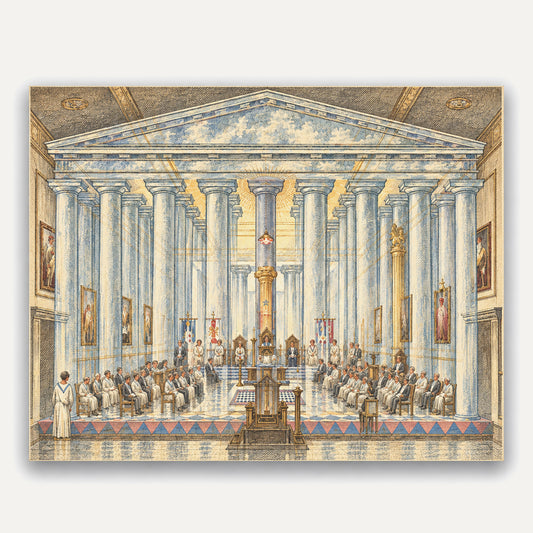 The Temple of Humanity Poster