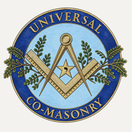 Co-Masonic Auto Emblem - [Multi-color]