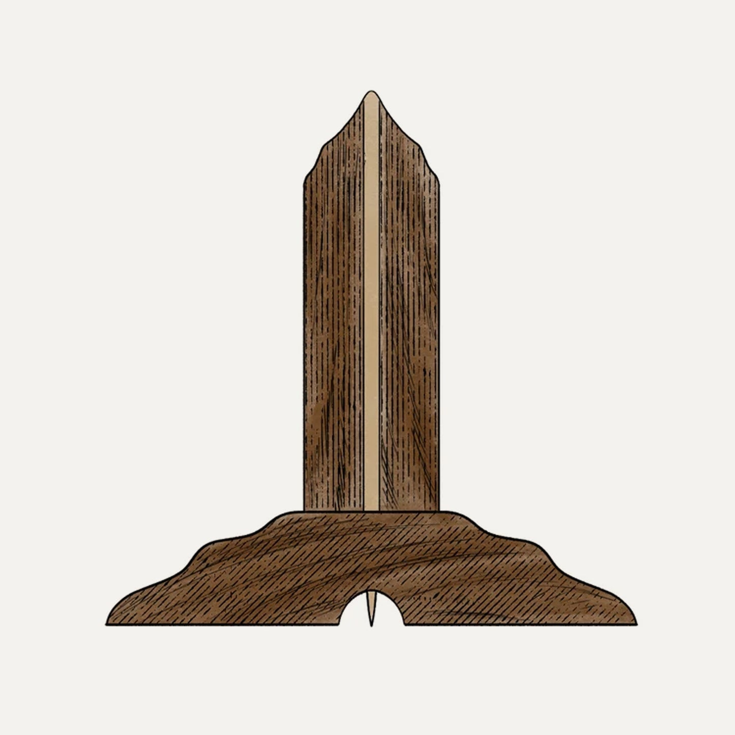 Wooden Level Masonic Working Tool