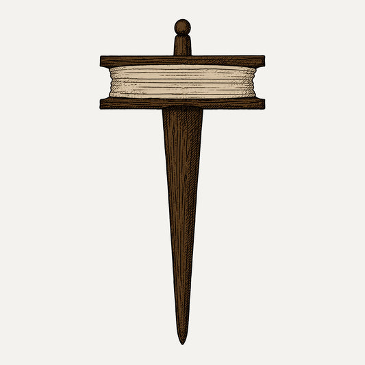 Wooden Skirret Masonic Working Tool