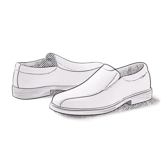 White Uniform Shoes - Men's Style 2