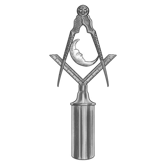 Junior Deacon Wand Top