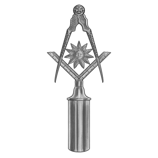Senior Deacon Wand Top