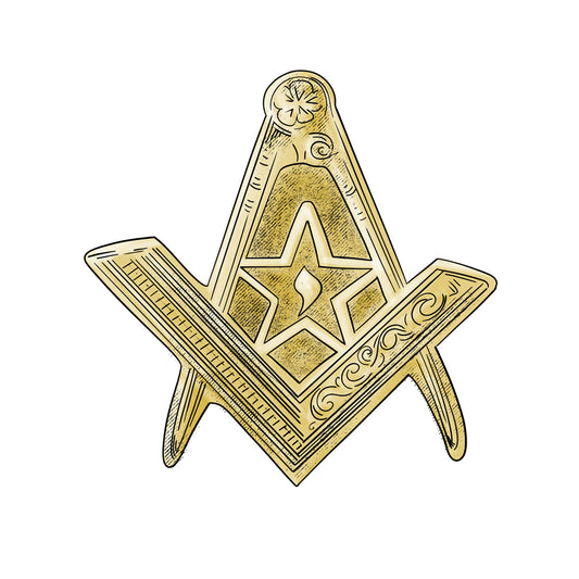Universal Co-Masonry Gold Pin