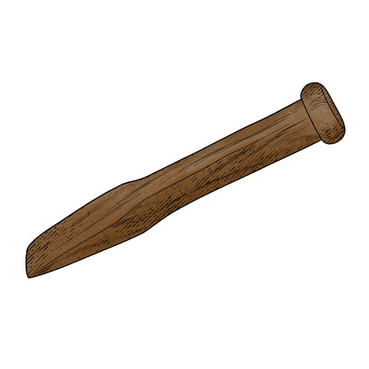 Wooden Chisel Masonic Working Tool